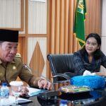 Plt Gub bersama Rosjonsyah bersama Kepala Satuan Pelayanan Pemenuhan Gizi , Gloria